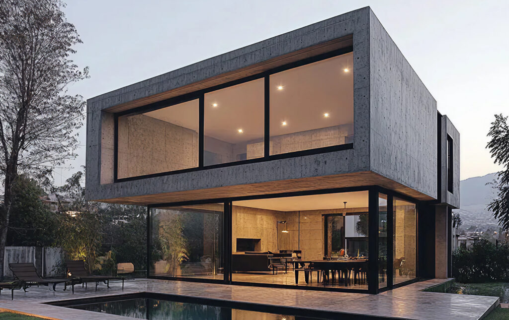 Double-Height House